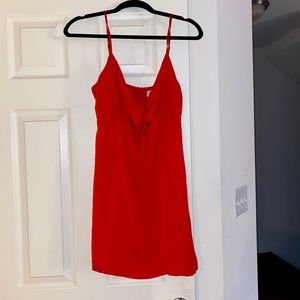 Red Dress - Tie in Front